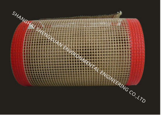 1x1 τεφλόν ζώνη μεταφορέων χιλ., ντυμένη PTFE ζώνη μεταφορέων φίμπεργκλας για την ξεραίνοντας βιομηχανία