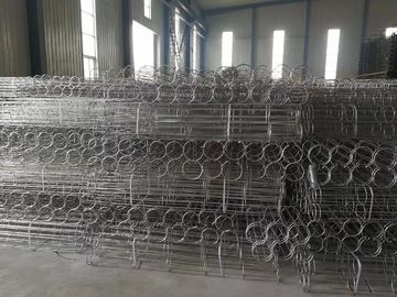 Στρογγυλό κλουβί τσαντών φίλτρων μορφής βιομηχανικό, κλουβί συλλεκτών σκόνης με Venturi το σωλήνα